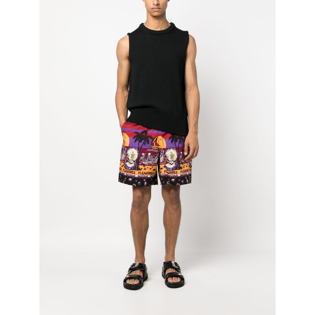 Pleasures Shorts Bordeaux