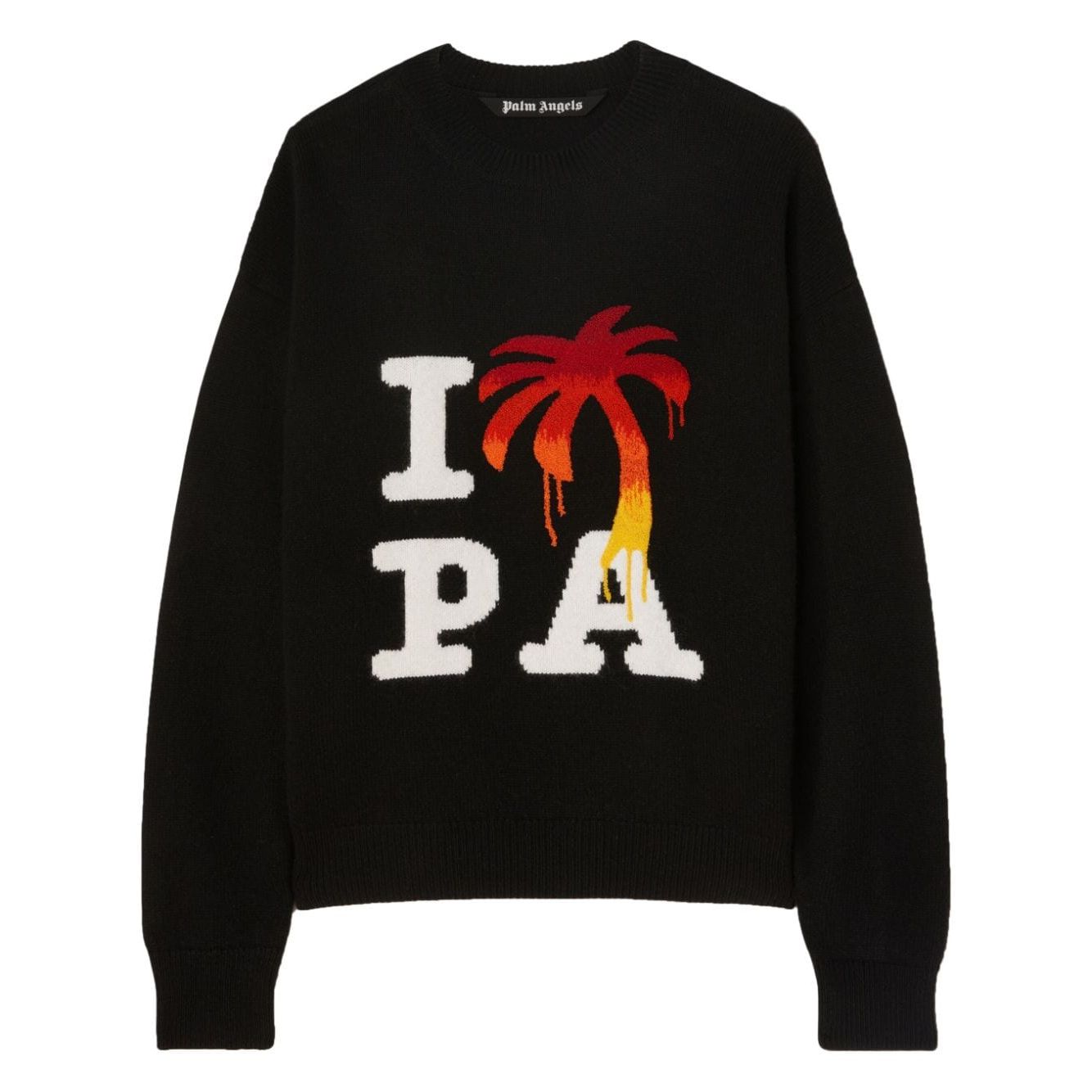 Palm Angels Sweaters Black Topwear