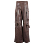 FERMAS.CLUB Trousers Brown CARGOPANTSCOFEE