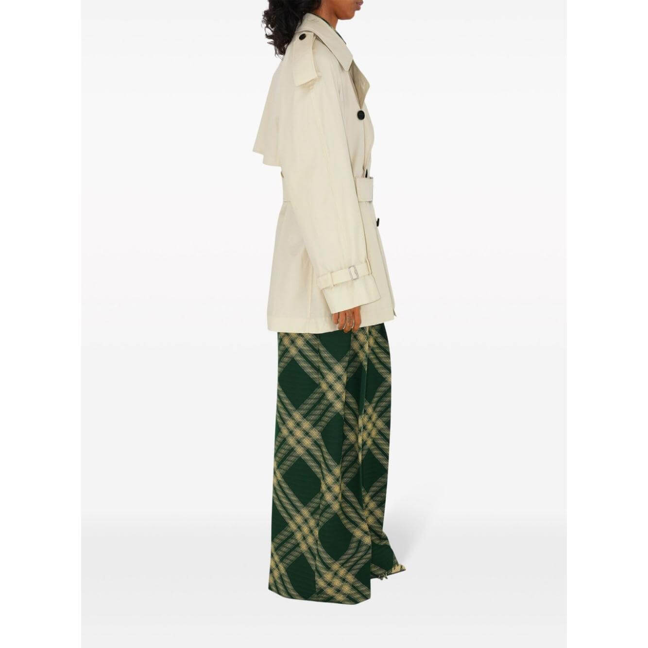 Burberry Short Belted Trench Coat Jackets