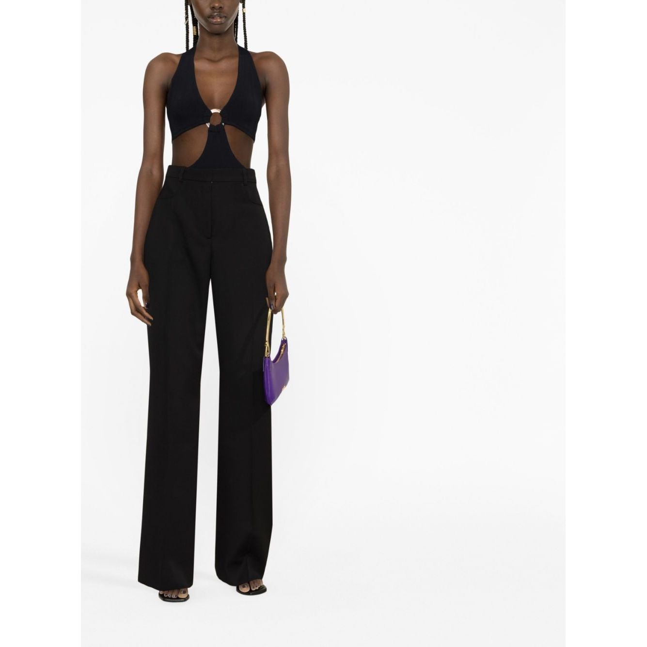 JACQUEMUS Trousers Black 241PA0031333990