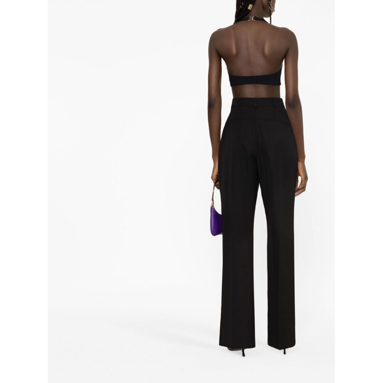 JACQUEMUS Trousers Black 241PA0031333990