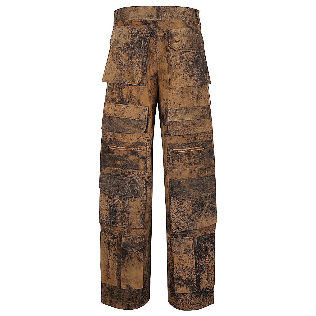 FERMAS.CLUB Trousers Brown CARGOPANTSSTONEBROWN