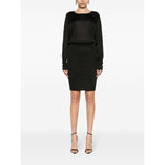 Saint Laurent open-back knitted dress 776019Y76LT1000