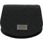 Dolce & Gabbana Black Exotic Skin Pocket Condom Case Holder VAS9359