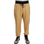 Dolce & Gabbana Gold Year Of The Pig Cotton Mens Pants PAN70956-52