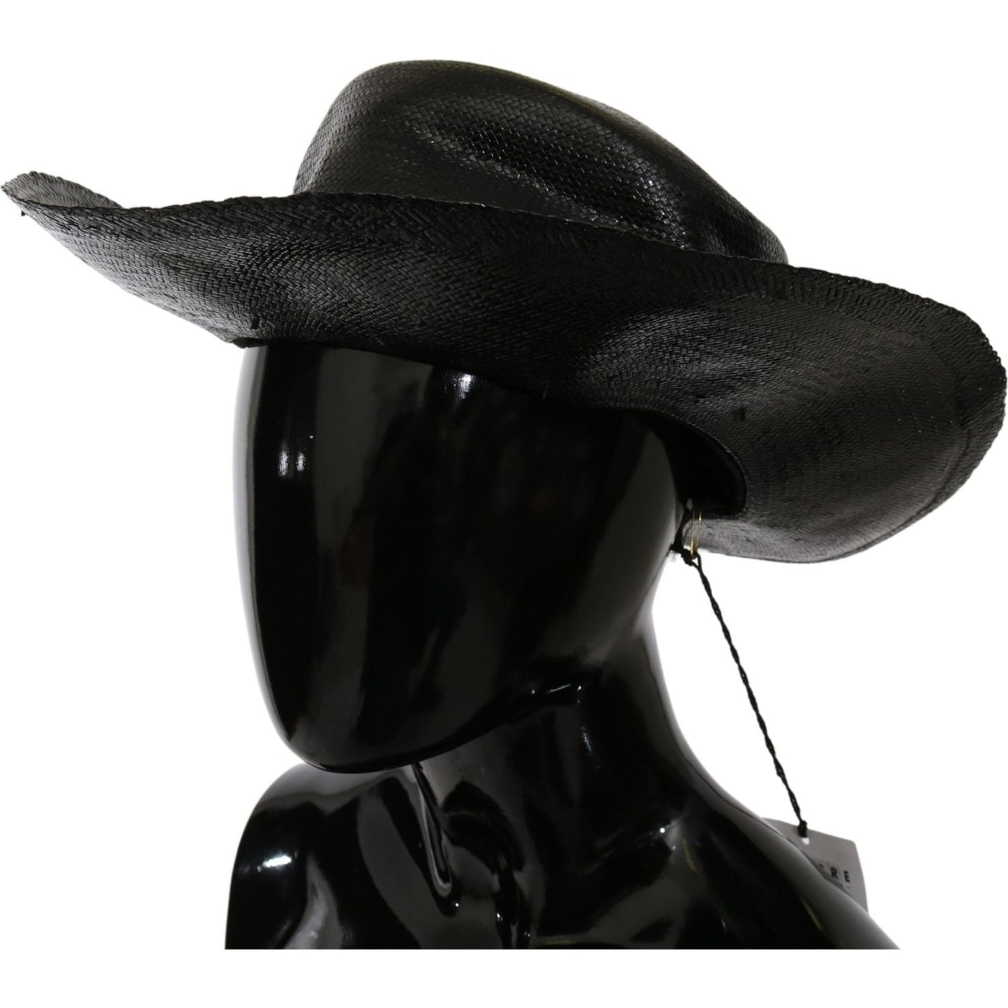 Costume National Black Wide Brim Cowboy Solid Hat HAT20018-M