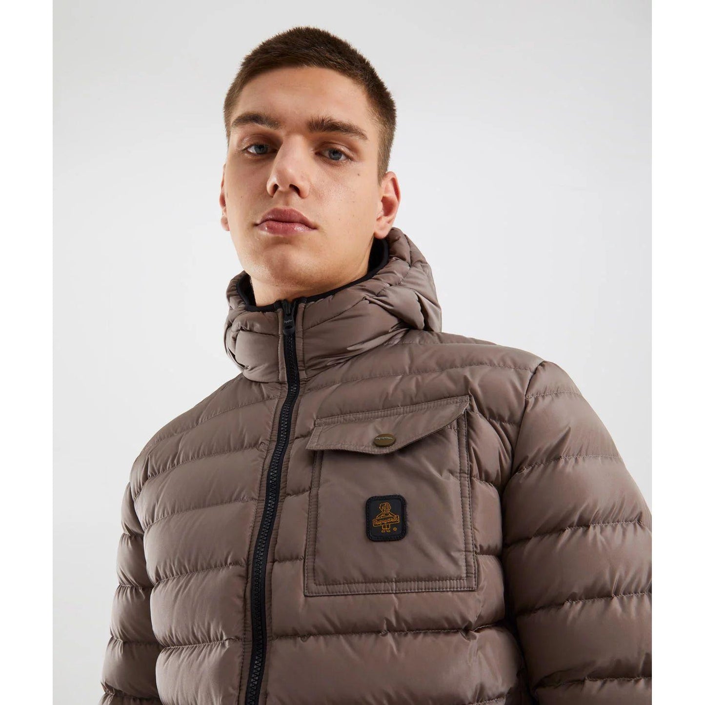 Refrigiwear Beige Nylon Men Jacket RE-7705-3XL