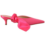 GIA COUTURE Pink Leather Lace Up Kitten Heels Pumps Shoes LA9441 - 36