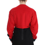 KAALE SUKTAE Black Short Croped Coat Bomber Jacket Coats & Jackets