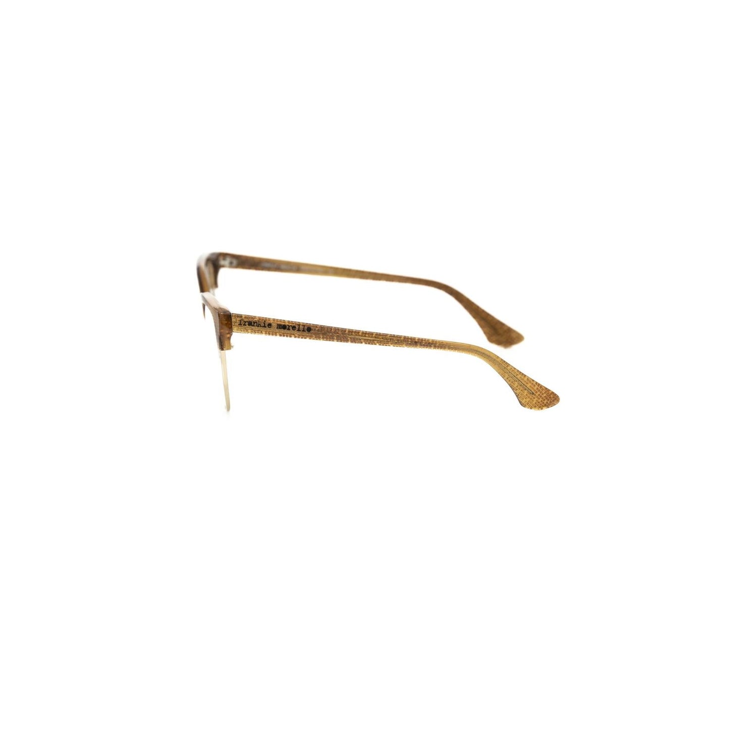 Frankie Morello Brown Metallic Fiber Women Frame