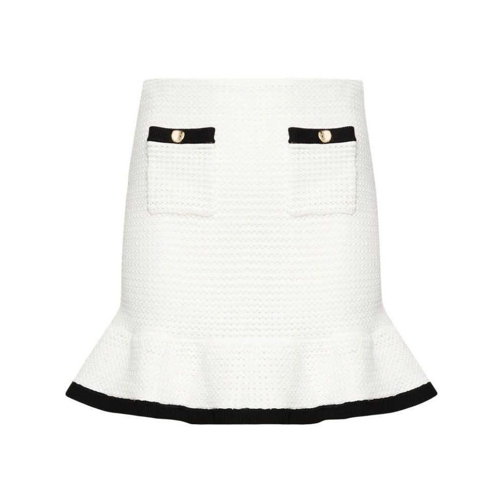 Self-portrait Skirts White SS24-217SKWHITE