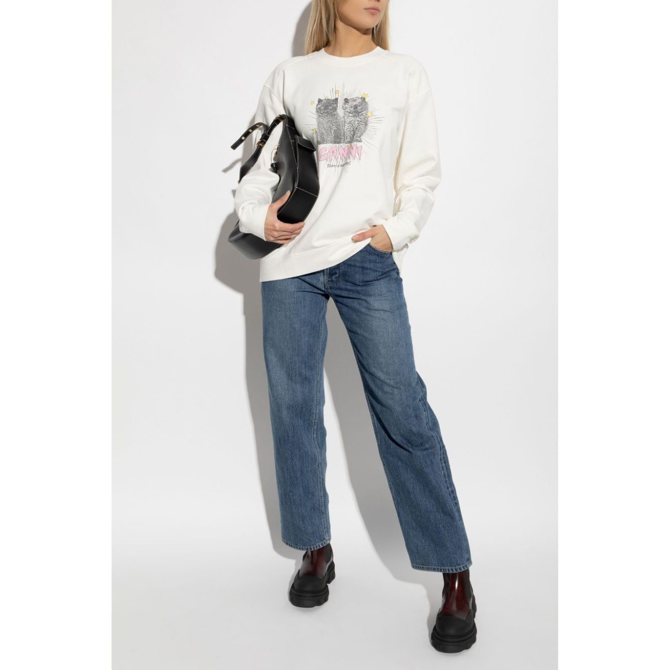 Ganni Kittens Sweatshirt