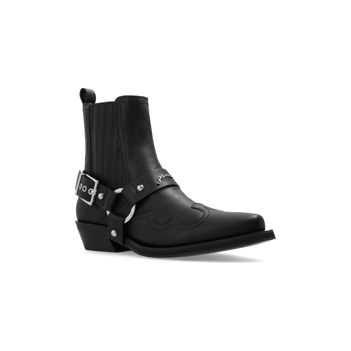 Ganni Low Cut Western Chelsea Boots Boots