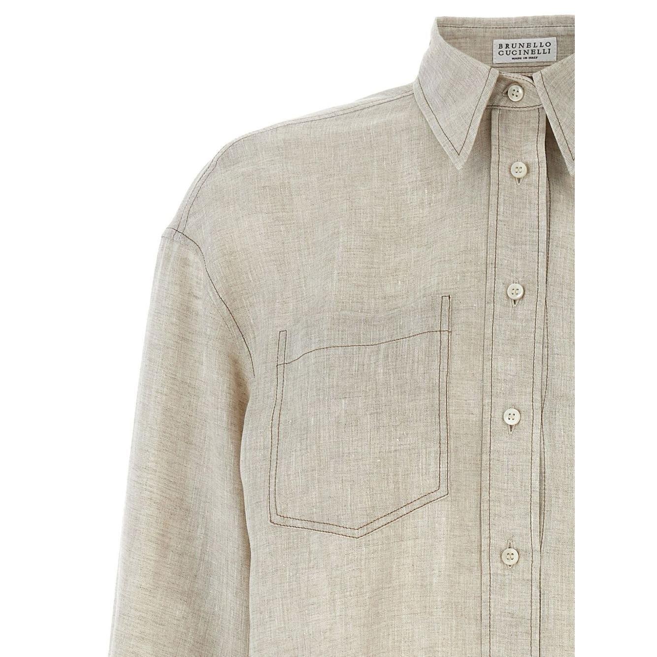 Brunello Cucinelli linen shirt Shirts