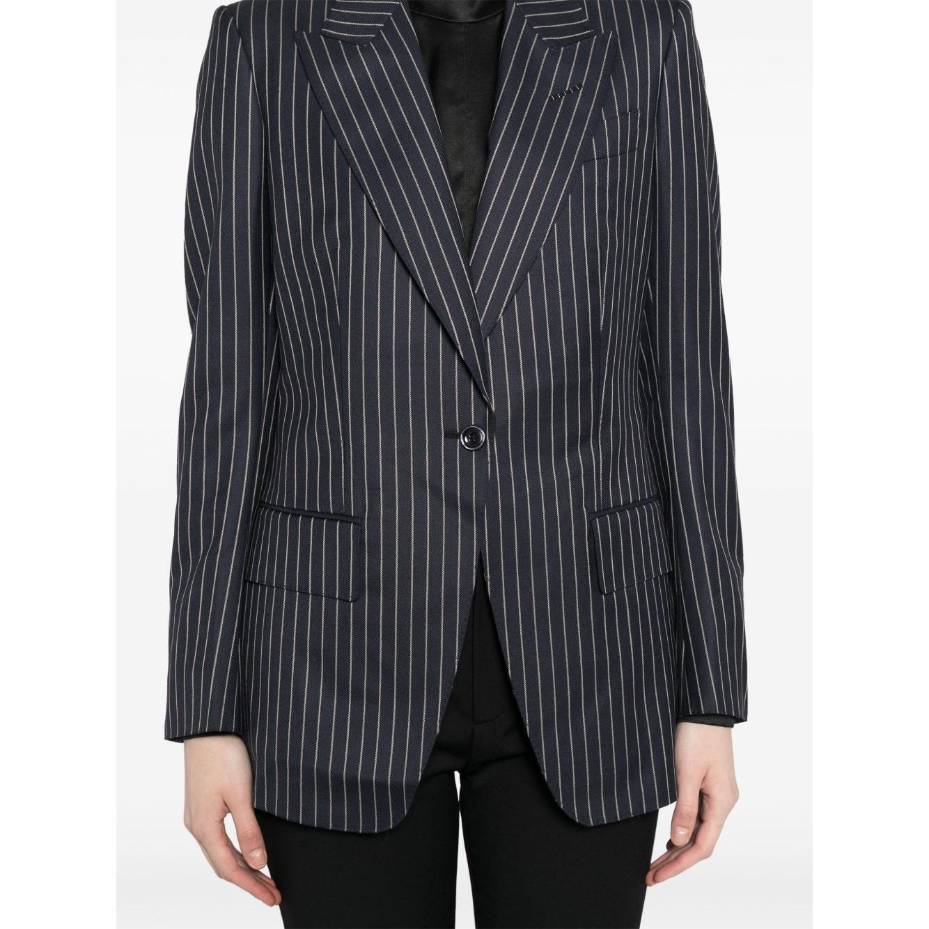 Tom Ford Pinstripe single-breasted blazer Jackets