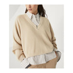 Brunello Cucinelli cotton english rib sweater with shiny detail Topwear