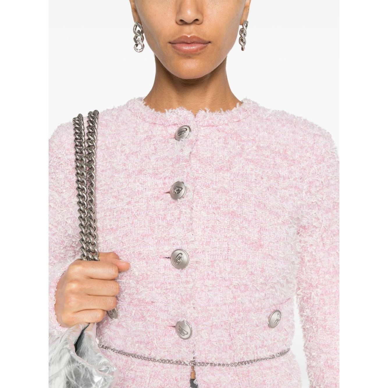 Balenciaga Sweaters Pink Topwear