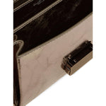 Golden Goose Venezia Bag in anthracite grey laminated leather with black details GWA00467A00069870323-P25