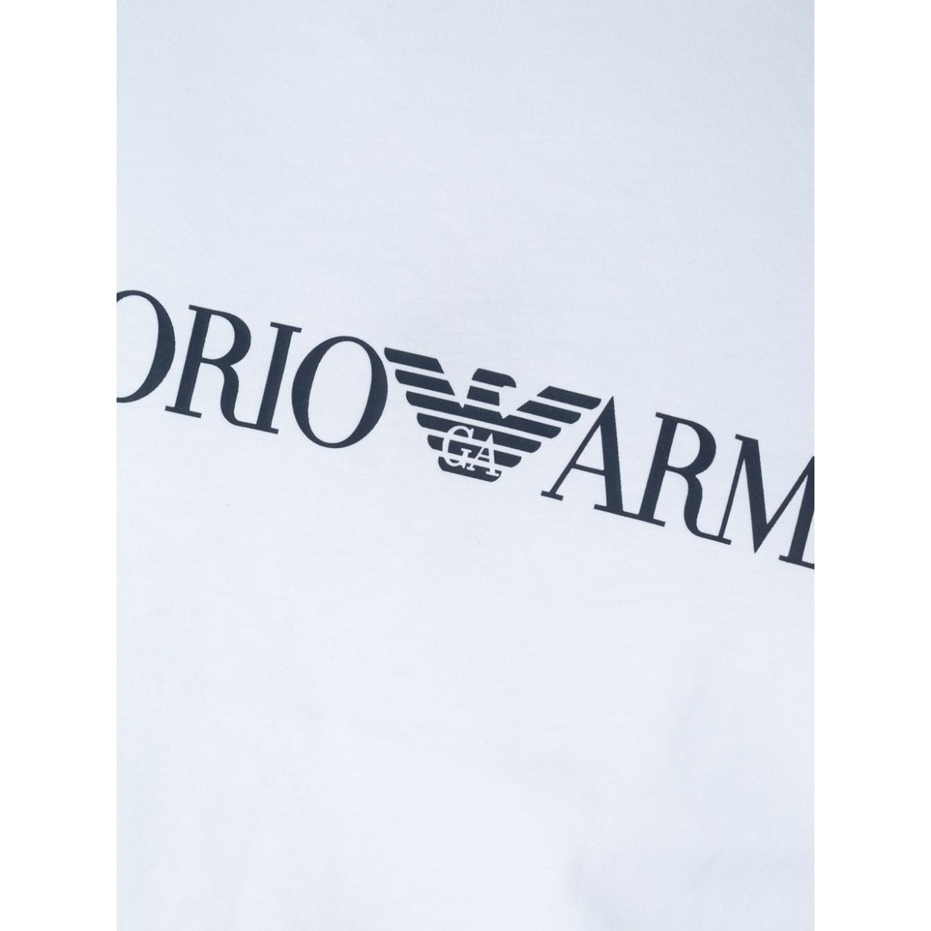 Emporio Armani logo print cotton T-shirt Topwear