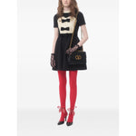 Valentino crepe couture short dress with bows Dresses
