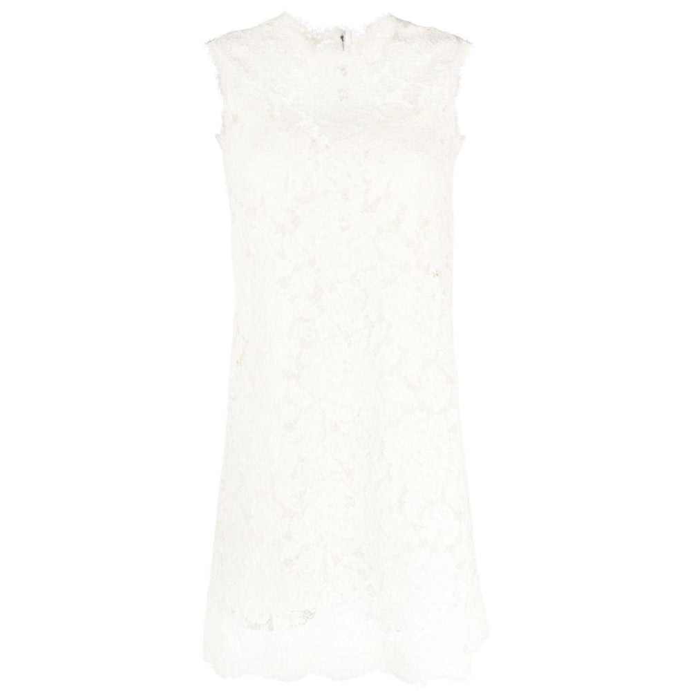 Dolce & Gabbana Sleeveless Lace Mini Dress Dresses