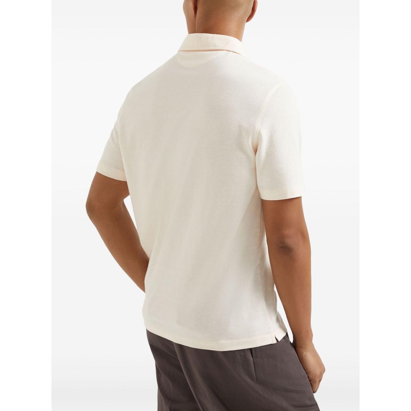 Brunello Cucinelli T-shirts and Polos Orange Topwear