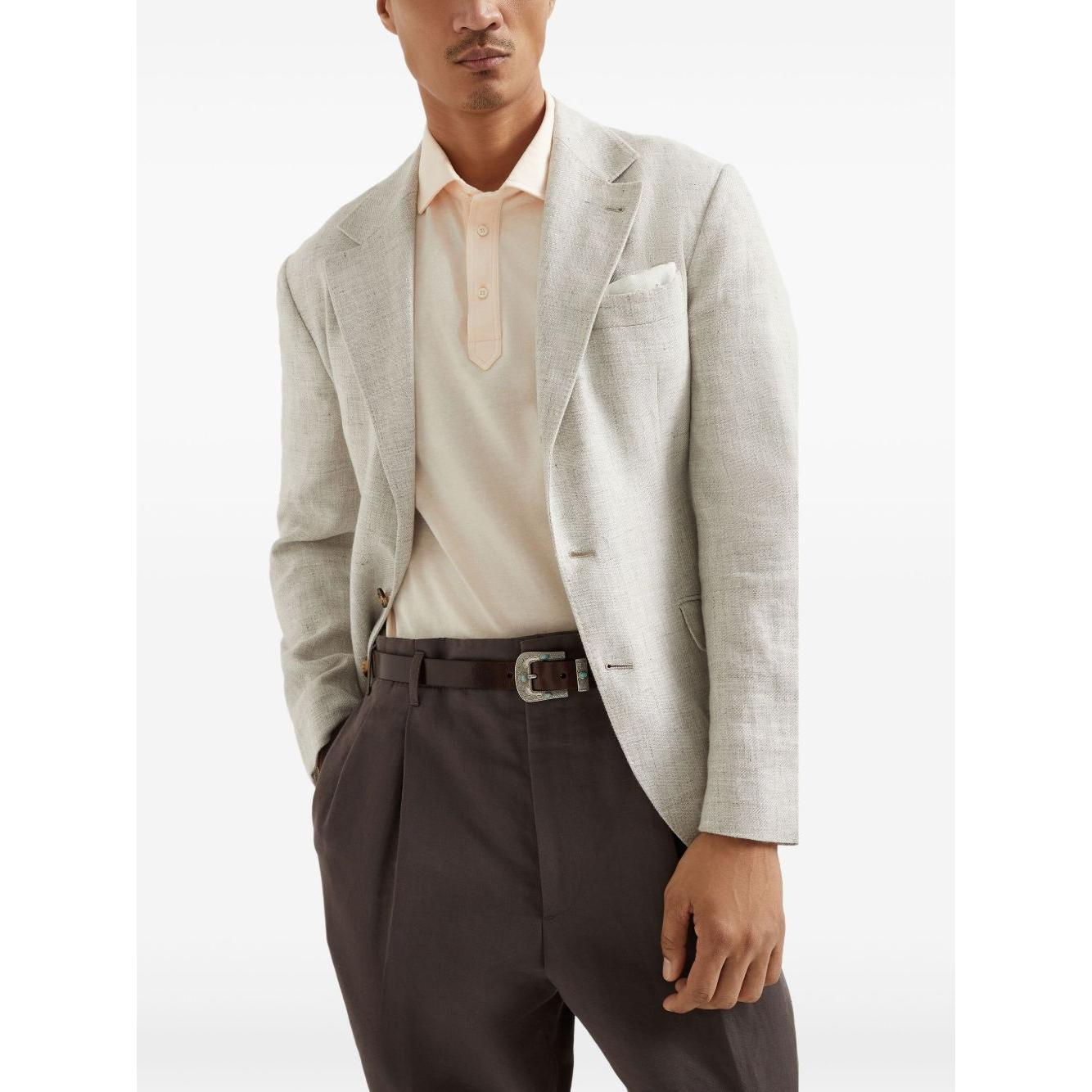Brunello Cucinelli T-shirts and Polos Orange Topwear