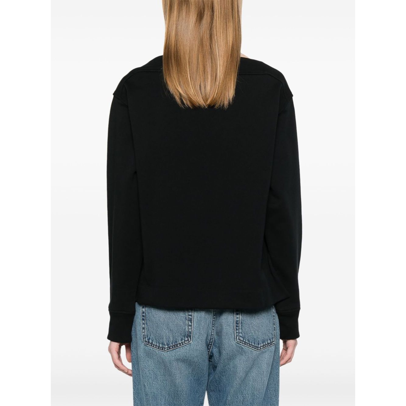 Emporio Armani logo embossed sweatshirt