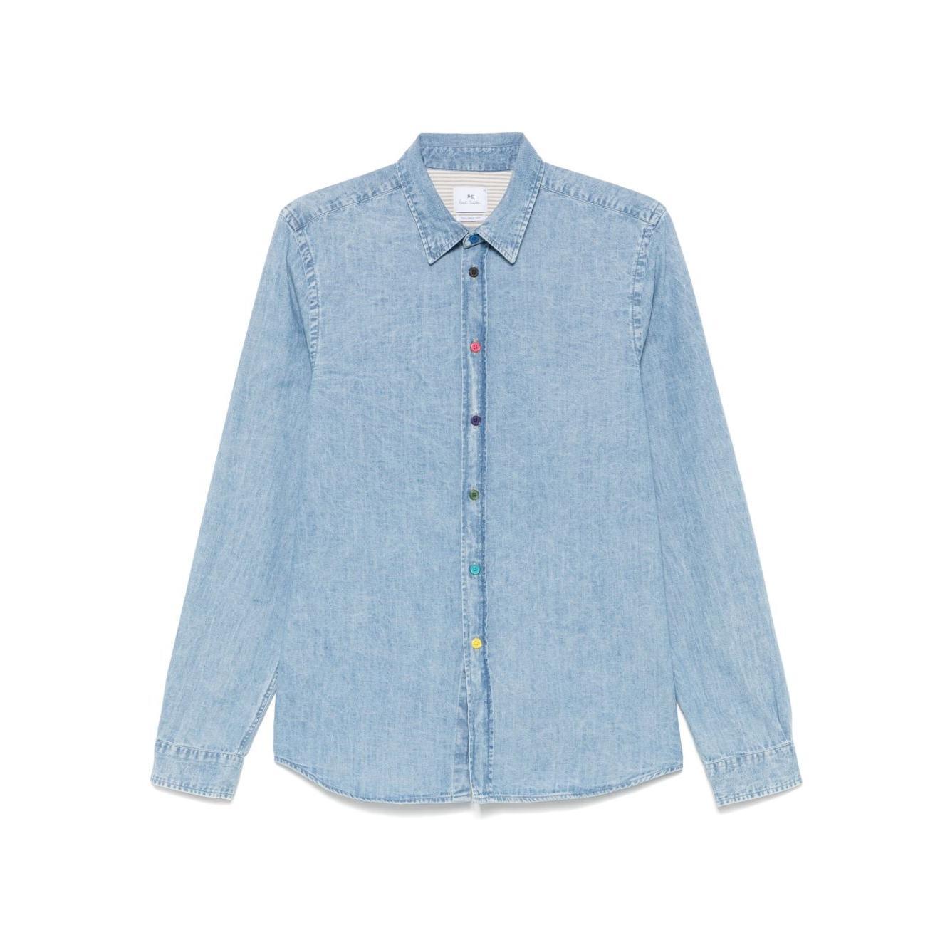 PS By Paul Smith Shirts Clear Blue Shirts