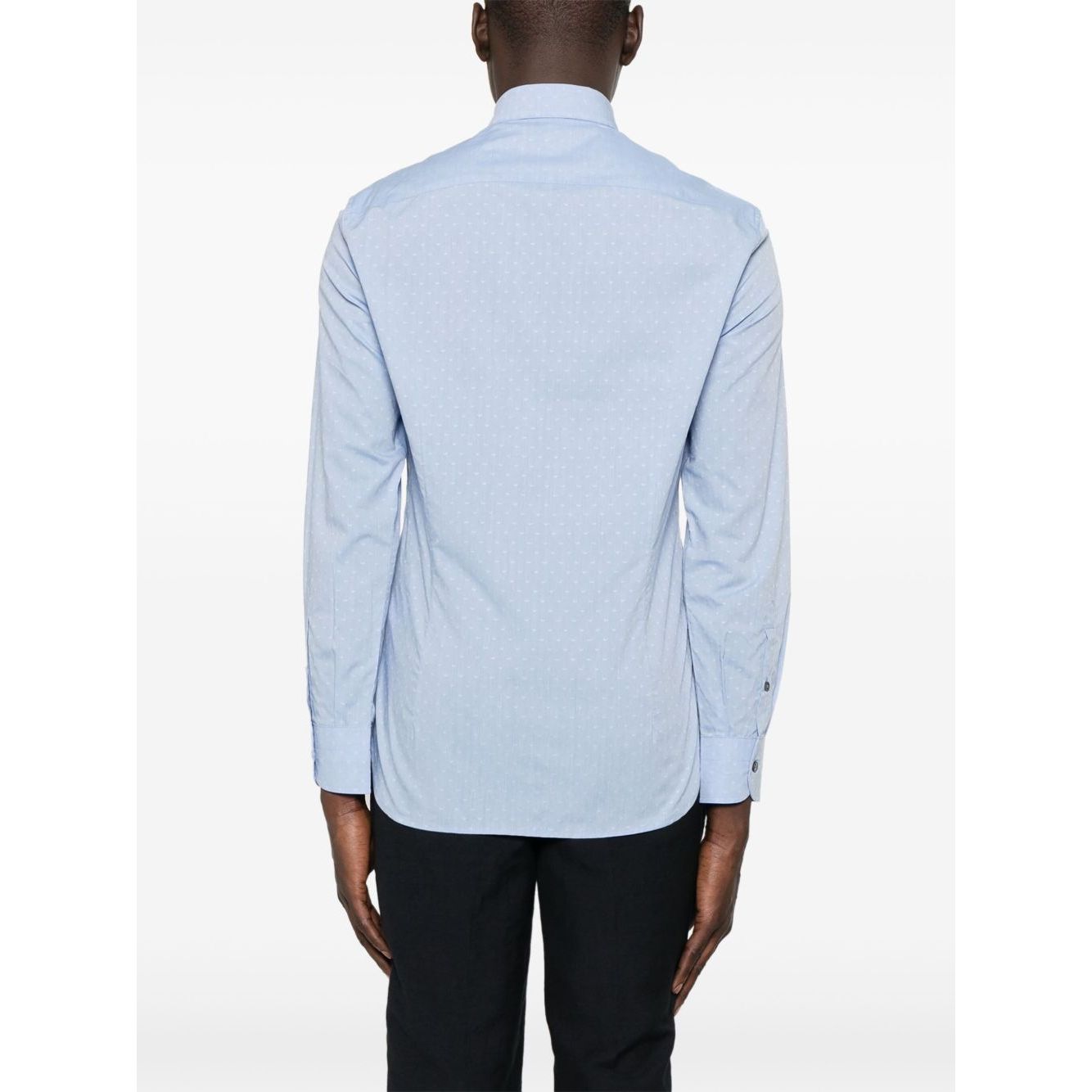 Emporio Armani Shirts Clear Blue Shirts