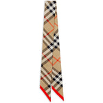 Burberry Check silk foulard Scarves Hats & Gloves