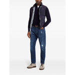 Brunello Cucinelli Sweaters Blue Topwear