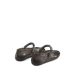 Jimmy Choo The Jelly Ballerina Flats with Crystal Embellishment Flat Shoes