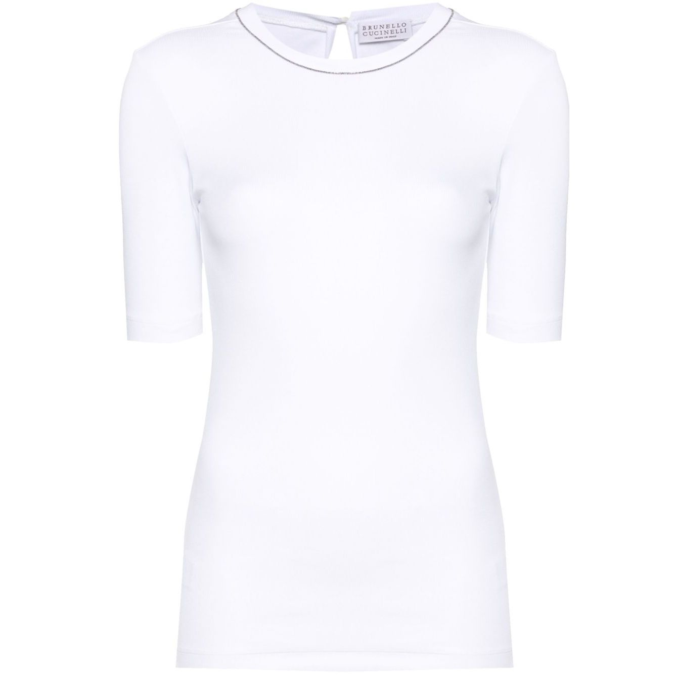 Brunello Cucinelli T-shirts and Polos White Topwear