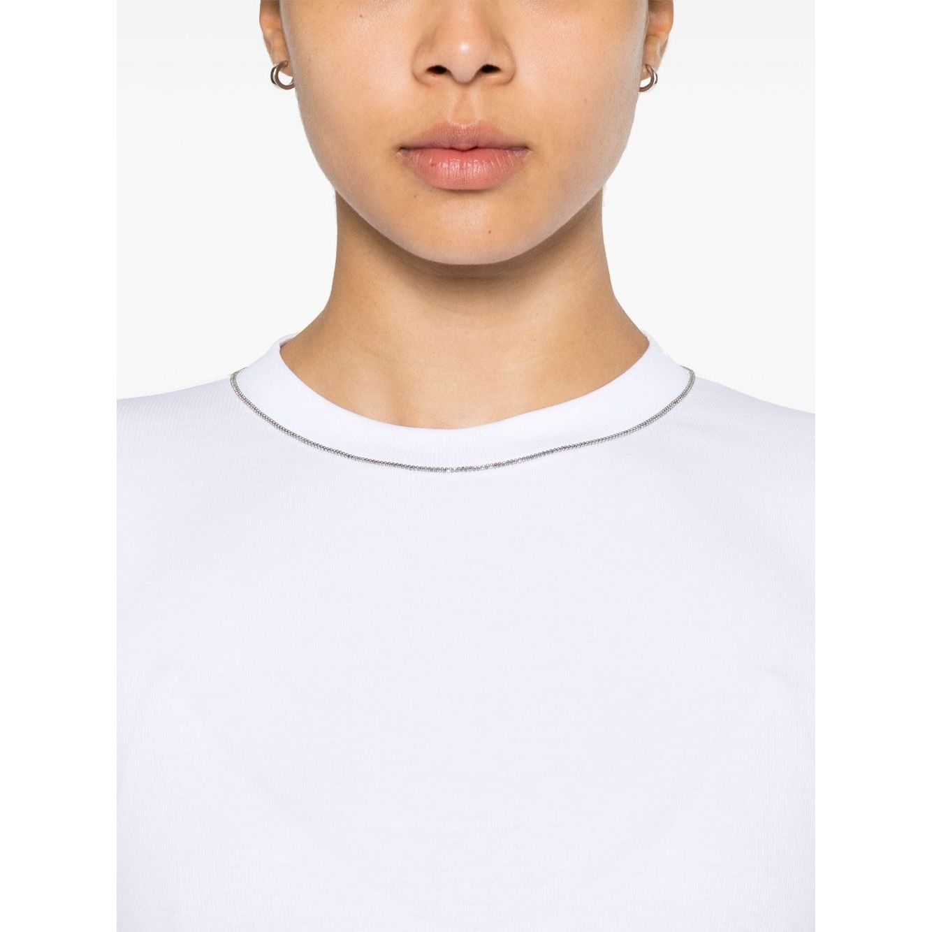 Brunello Cucinelli T-shirts and Polos White Topwear