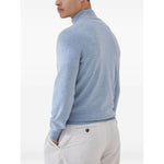 Brunello Cucinelli Sweaters Clear Blue Topwear