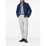 Brunello Cucinelli Sweaters Clear Blue Topwear