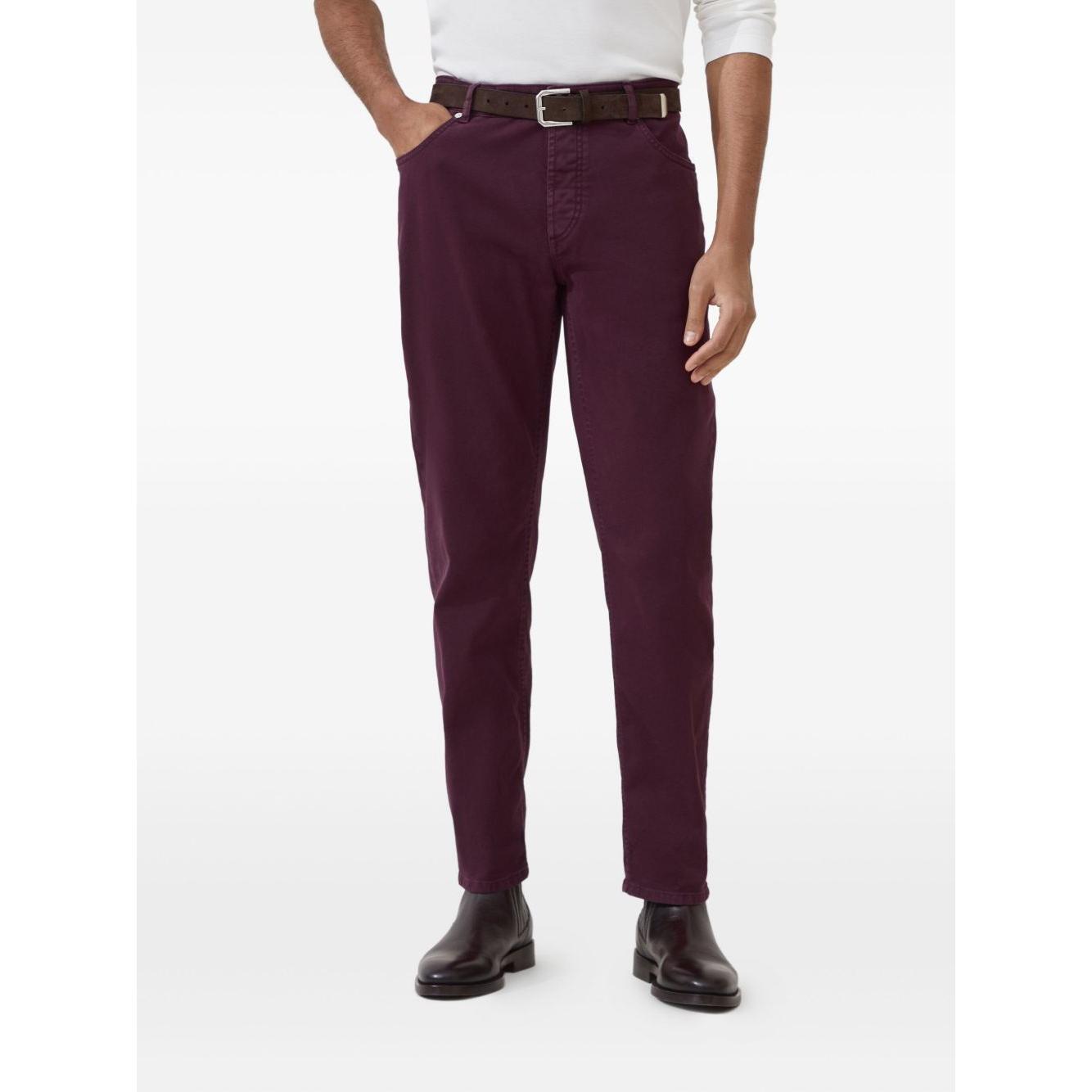 Brunello Cucinelli Trousers Bordeaux Trousers
