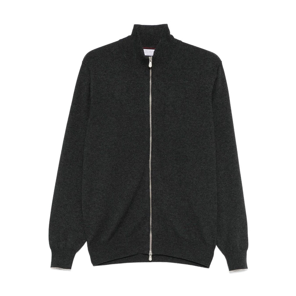 Brunello Cucinelli Sweaters Grey Topwear