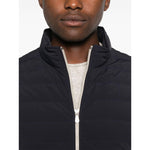 Brunello Cucinelli Jackets Blue Vests
