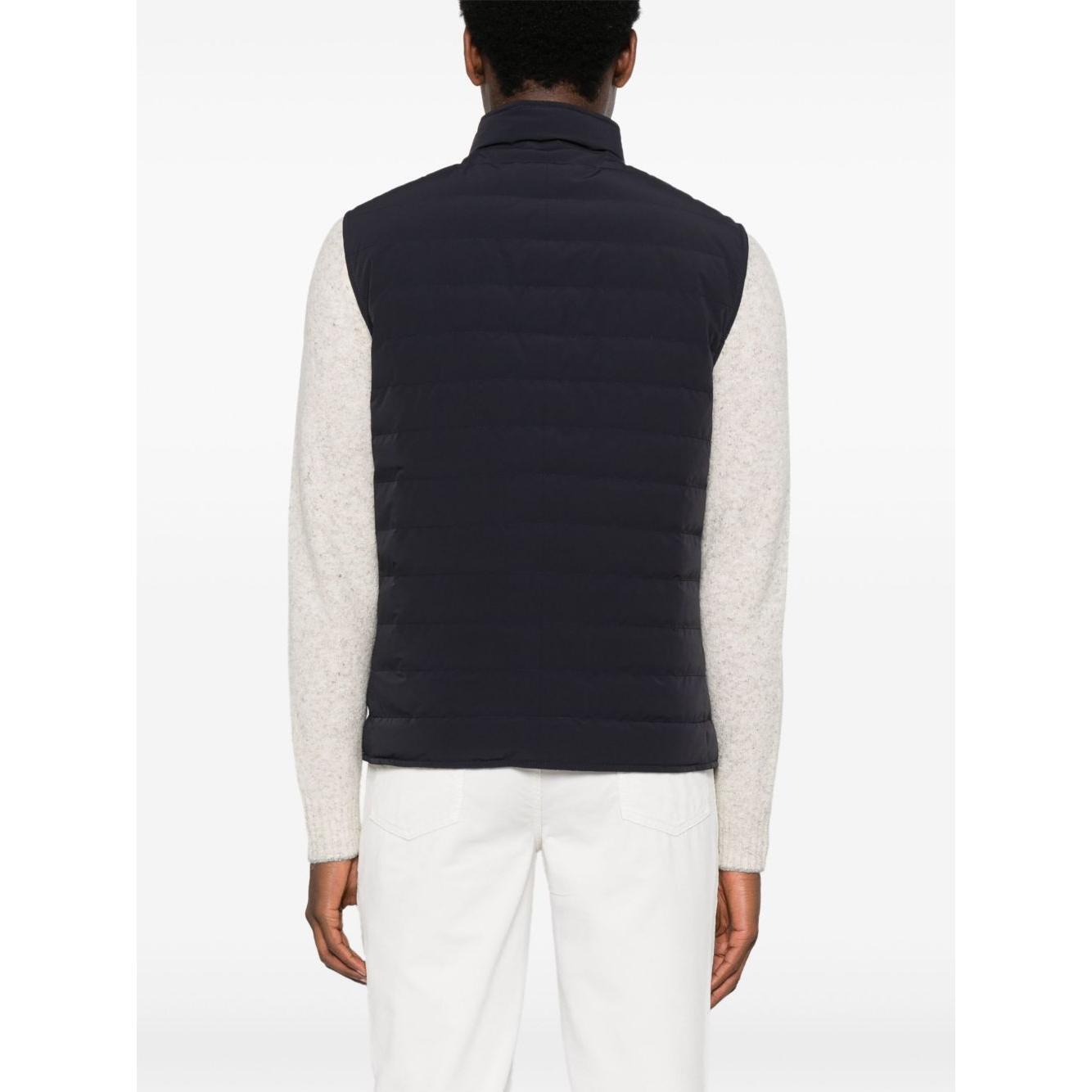 Brunello Cucinelli Jackets Blue Vests
