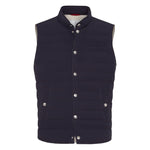 Brunello Cucinelli Jackets Blue Vests