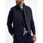 Brunello Cucinelli Jackets Blue Vests