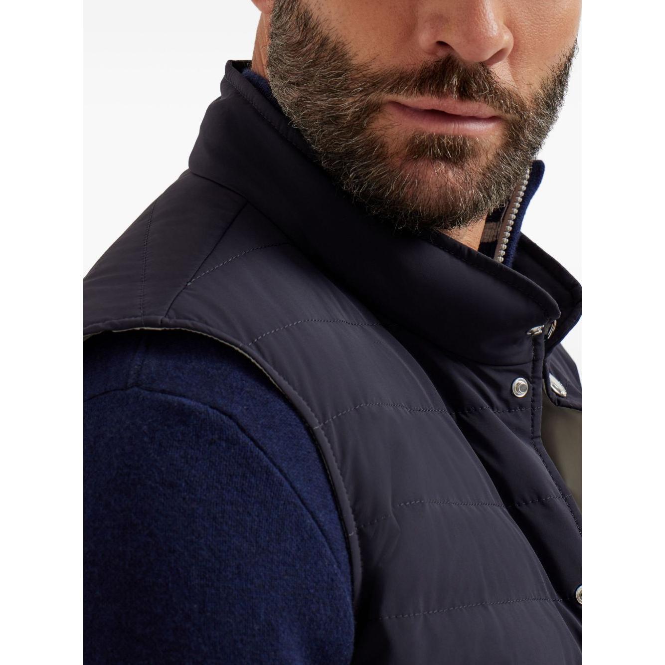 Brunello Cucinelli Jackets Blue Vests