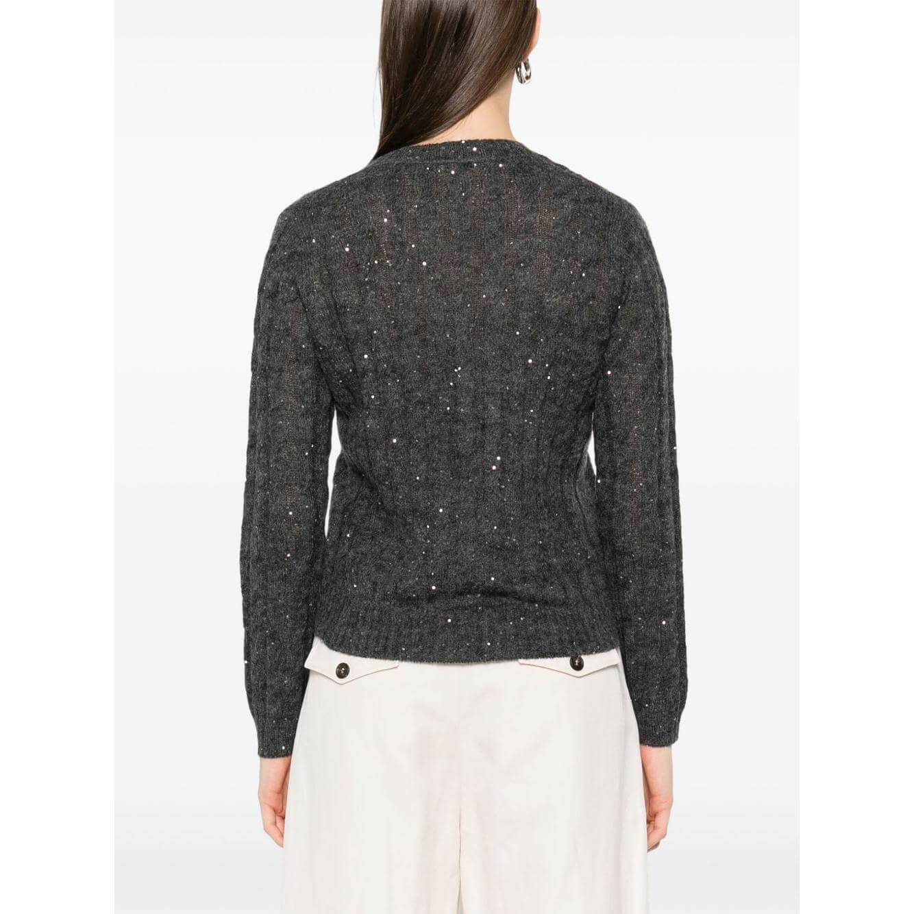 Brunello Cucinelli Sweaters Grey Topwear