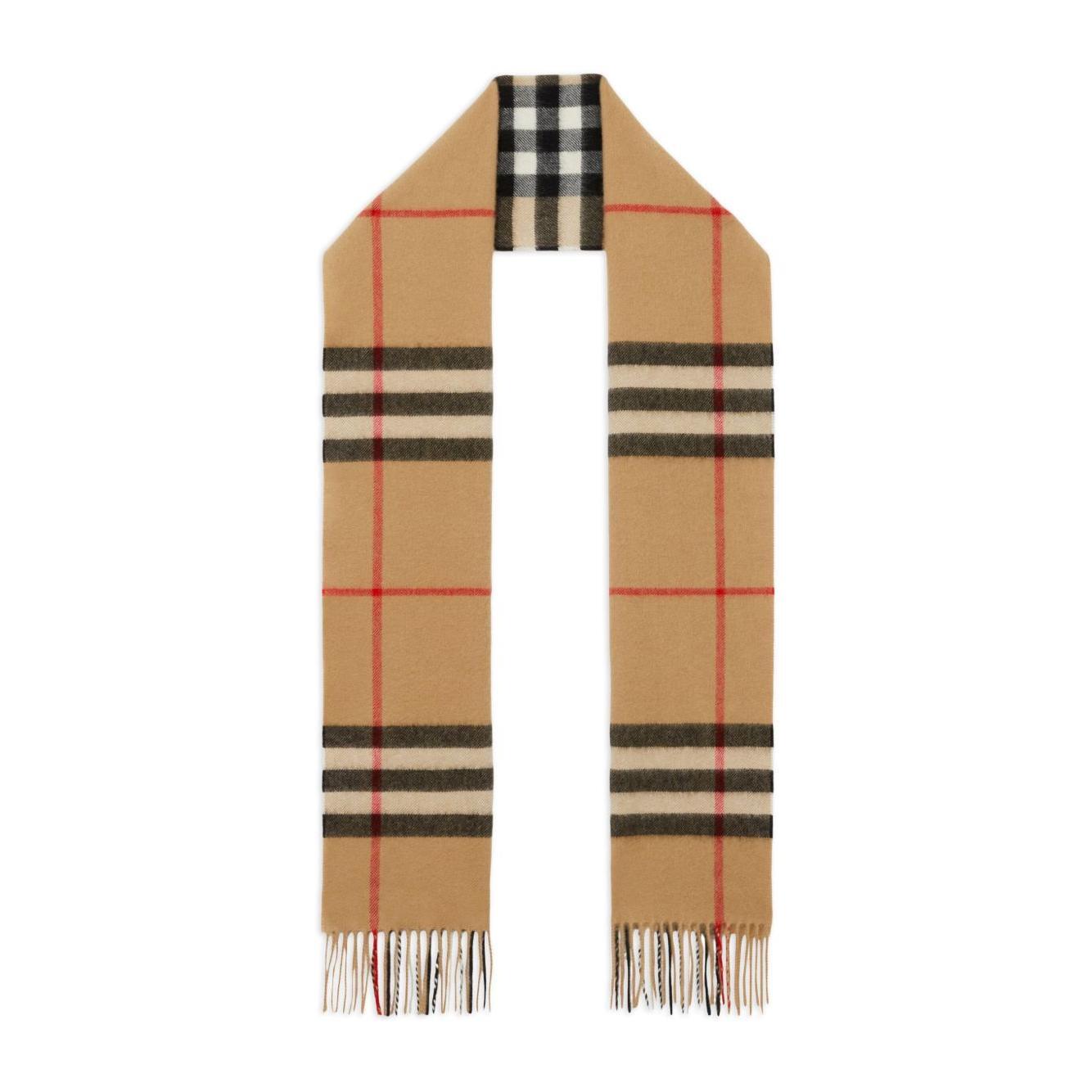 Burberry Check cashmere scarf Scarves Hats & Gloves