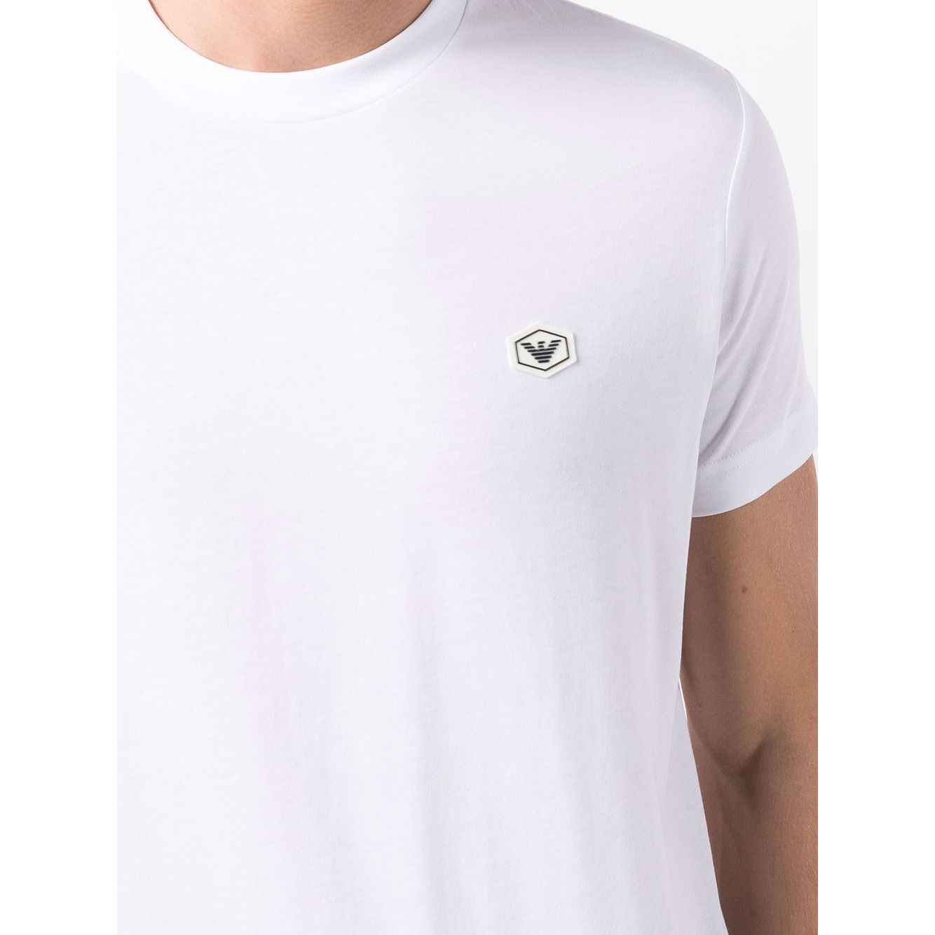 Emporio Armani T-shirts and Polos White Topwear
