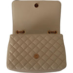 Versace Elegant White Nappa Leather Shoulder Bag 8054712068980