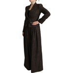 Dolce & Gabbana Dark Brown Wool Single Breasted 2 Pc Jacket Pants KOS1934 - 40